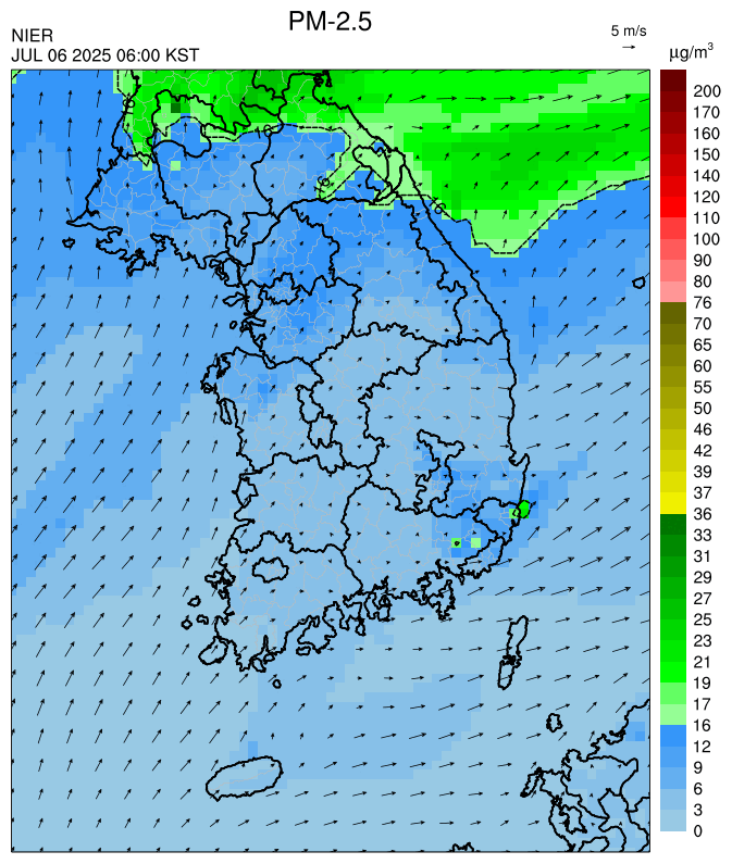 06:00 KST PM-2.5 예측모델