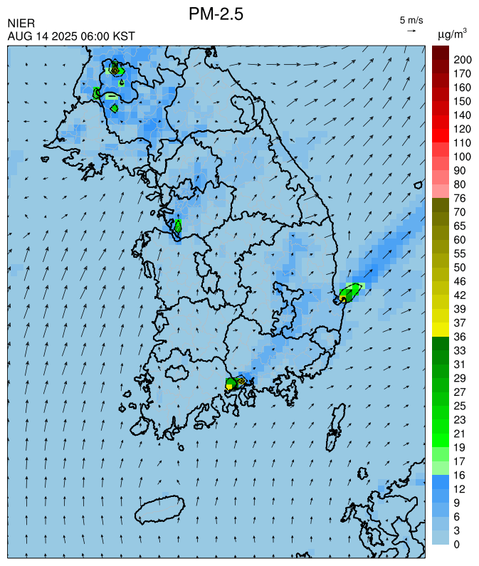 06:00 KST PM-2.5 예측모델