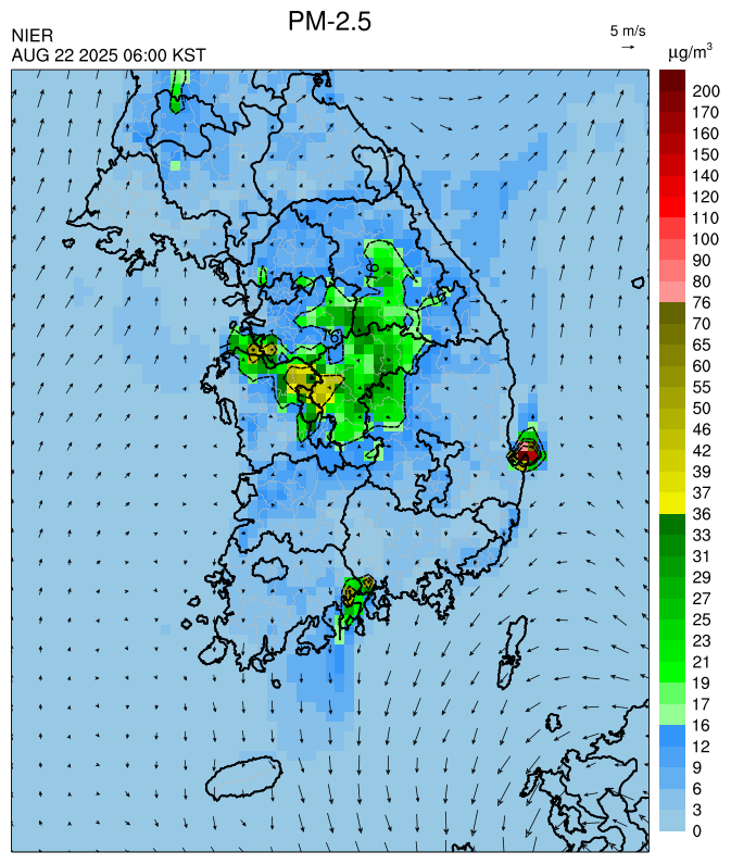 06:00 KST PM-2.5 예측모델