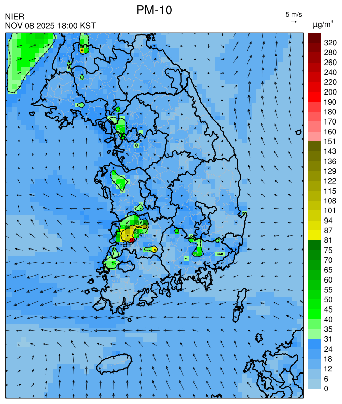 18:00 KST PM-10 예측모델