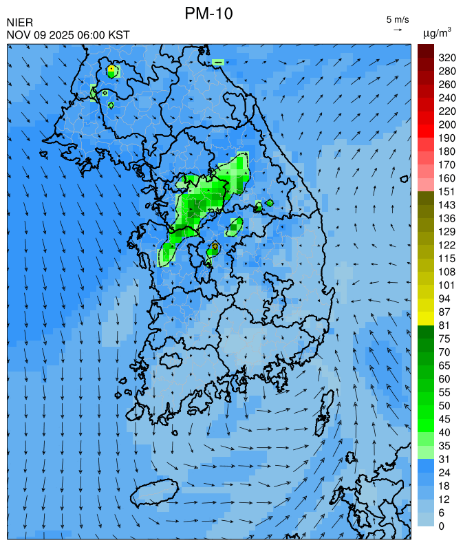 06:00 KST PM-10 예측모델