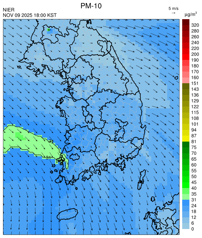 18:00 KST PM-10 예측모델