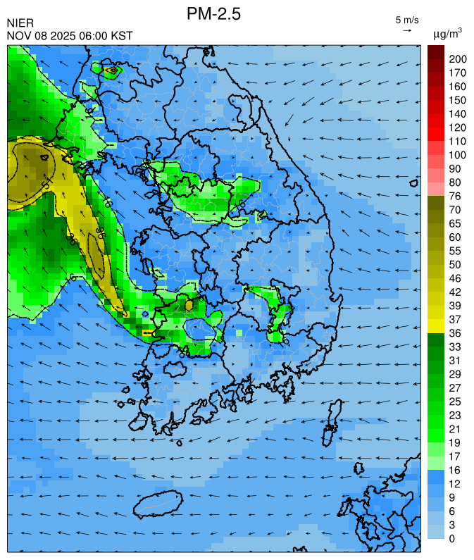 06:00 KST PM-2.5 예측모델