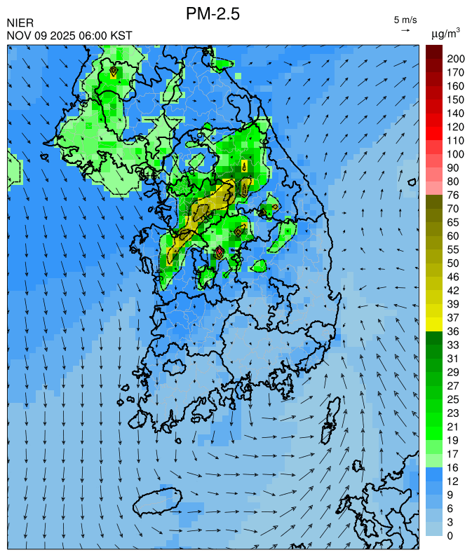 06:00 KST PM-2.5 예측모델