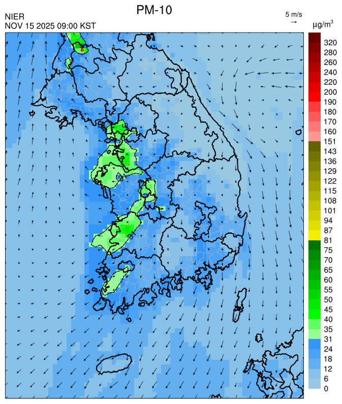 09:00 KST PM-10 예측모델