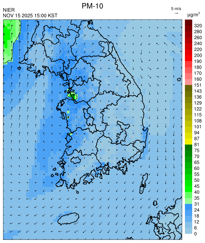 15:00 KST PM-10 예측모델