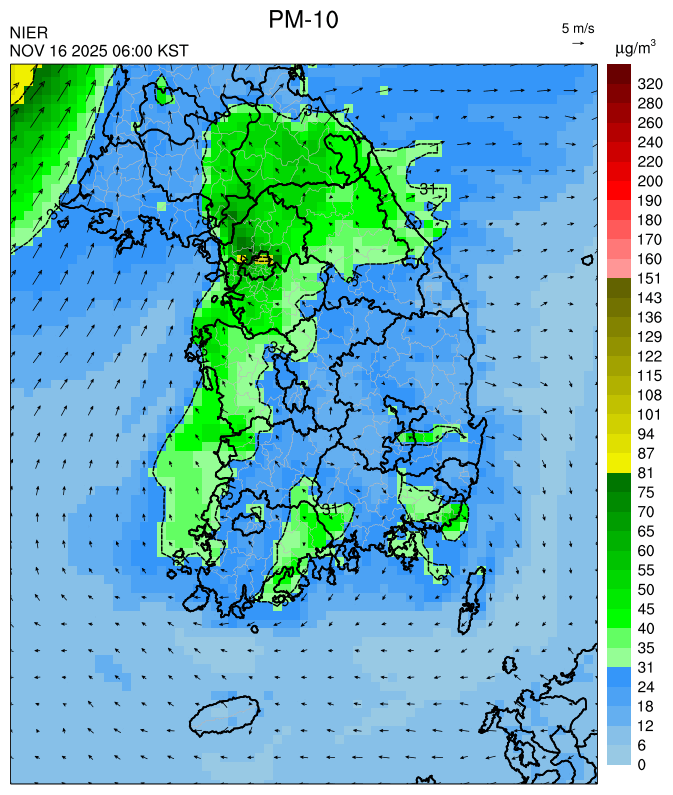 06:00 KST PM-10 예측모델