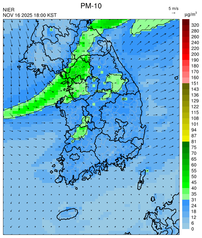 18:00 KST PM-10 예측모델