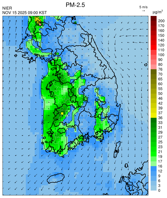 09:00 KST PM-2.5 예측모델