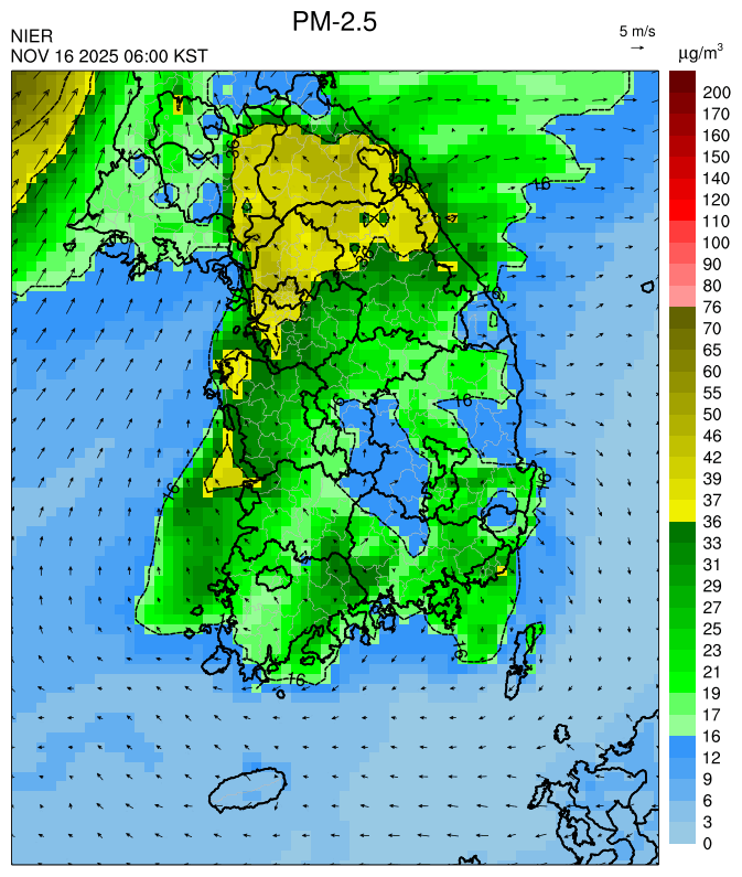 06:00 KST PM-2.5 예측모델
