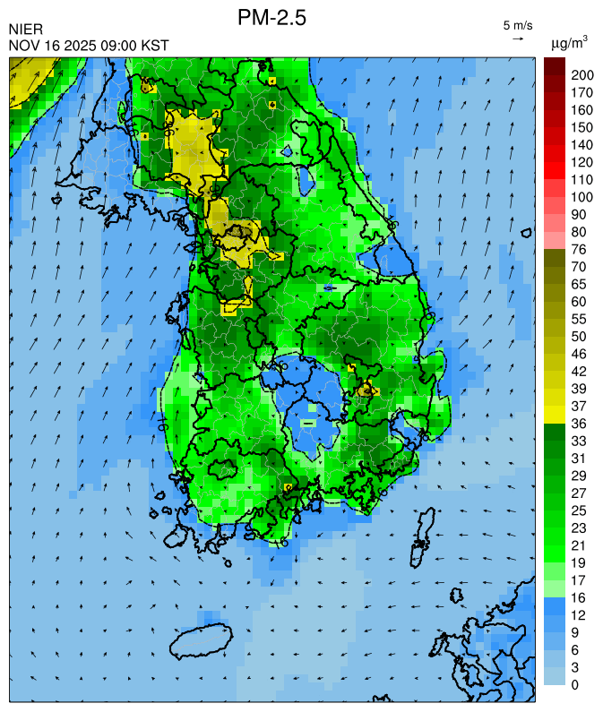 09:00 KST PM-2.5 예측모델
