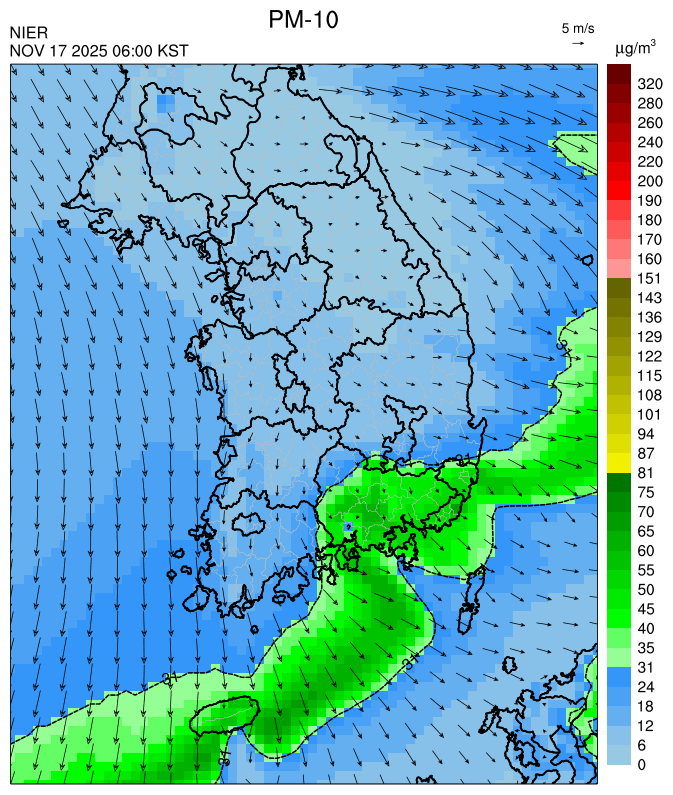 06:00 KST PM-10 예측모델