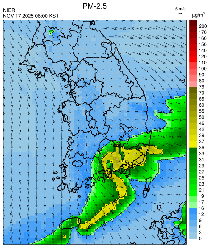 06:00 KST PM-2.5 예측모델
