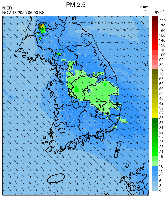 06:00 KST PM-2.5 예측모델