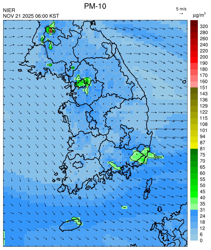 06:00 KST PM-10 예측모델