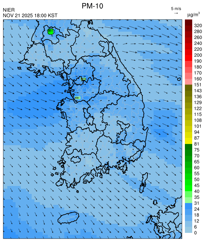 18:00 KST PM-10 예측모델