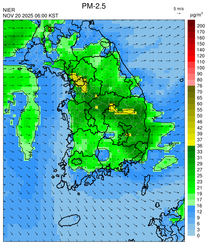 06:00 KST PM-2.5 예측모델