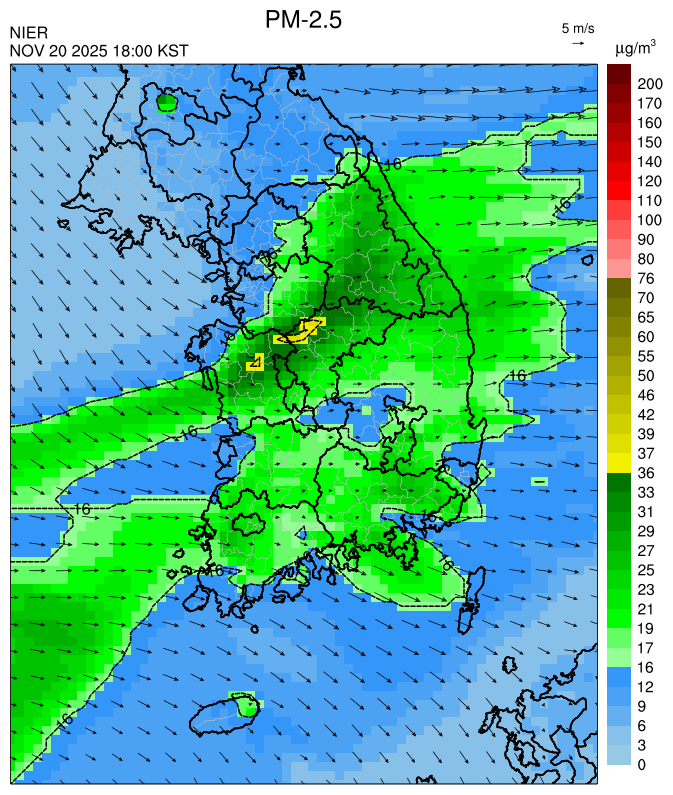 18:00 KST PM-2.5예측모델
