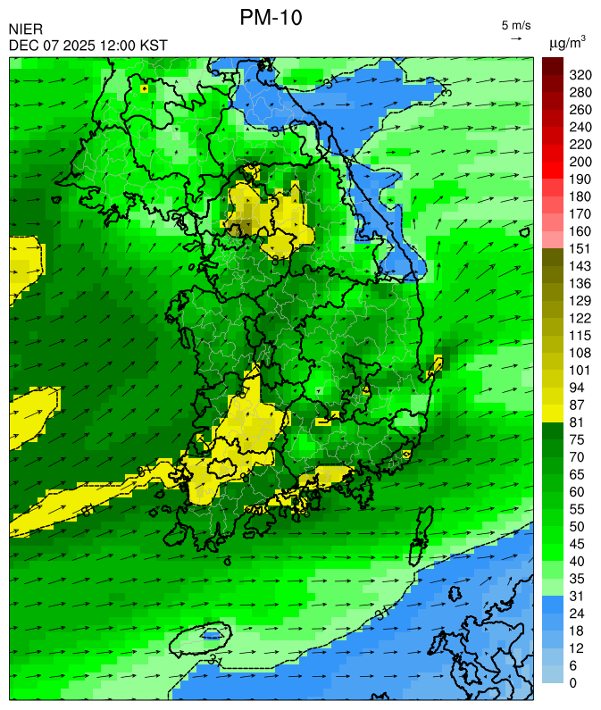 12:00 KST PM-10 예측모델