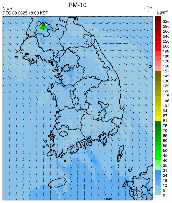 18:00 KST PM-10 예측모델