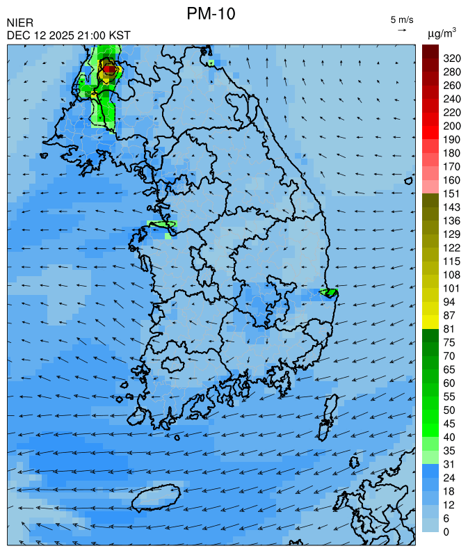 21:00 KST PM-10 예측모델