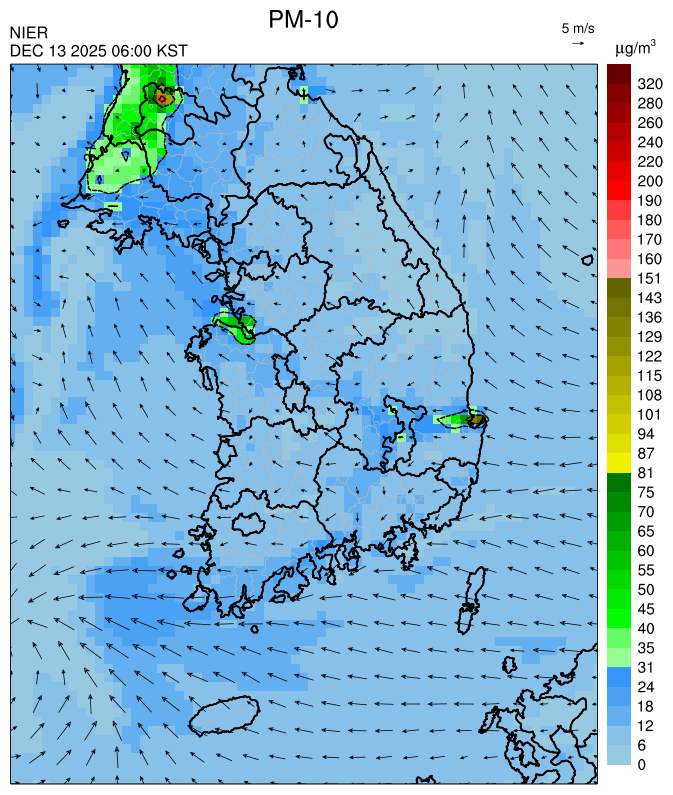06:00 KST PM-10 예측모델