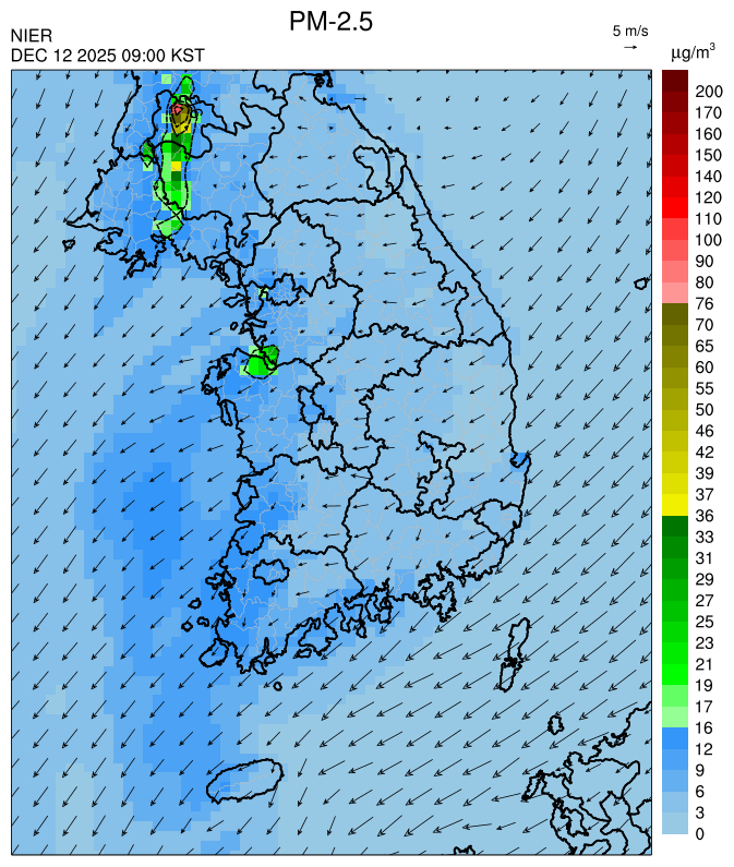 09:00 KST PM-2.5 예측모델