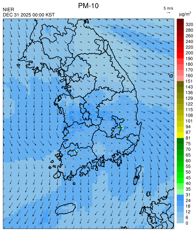 24:00 KST PM-10 예측모델