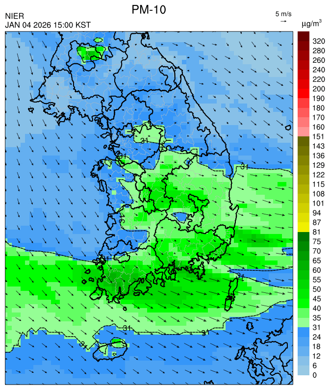 15:00 KST PM-10 예측모델