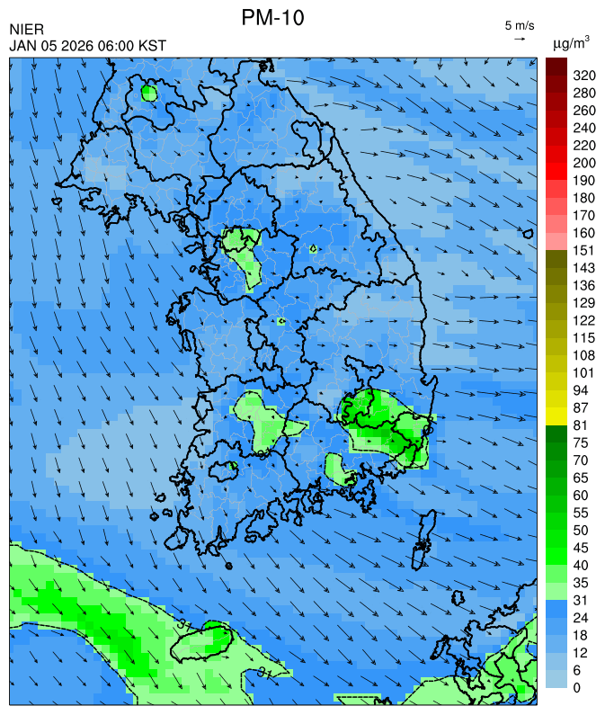 06:00 KST PM-10 예측모델