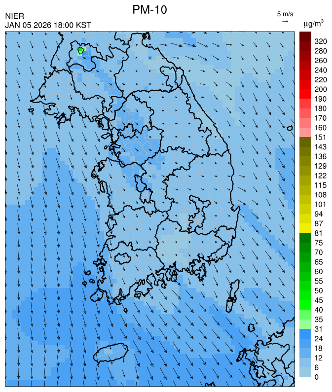 18:00 KST PM-10 예측모델