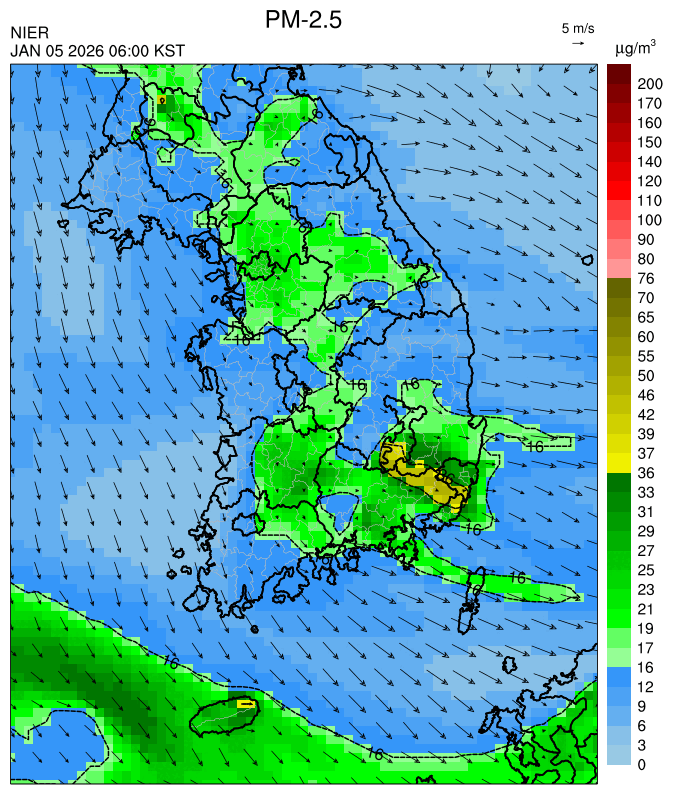 06:00 KST PM-2.5 예측모델