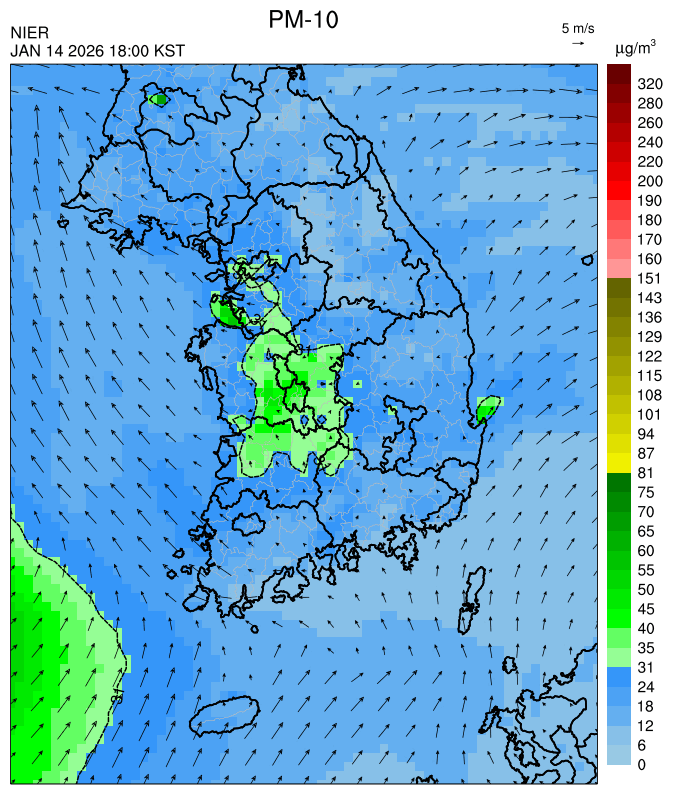 18:00 KST PM-10 예측모델