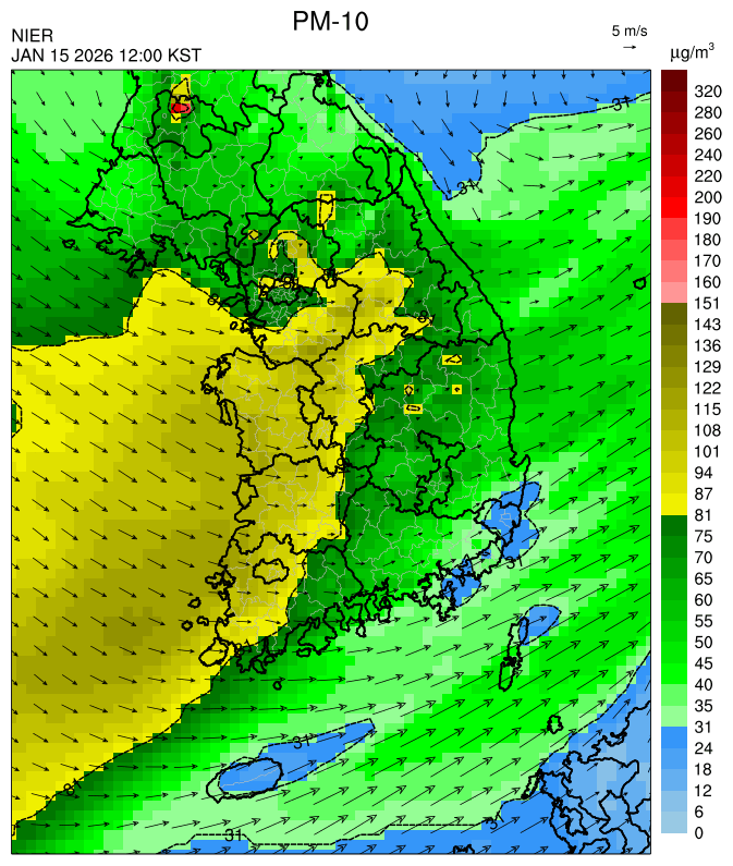 12:00 KST PM-10 예측모델