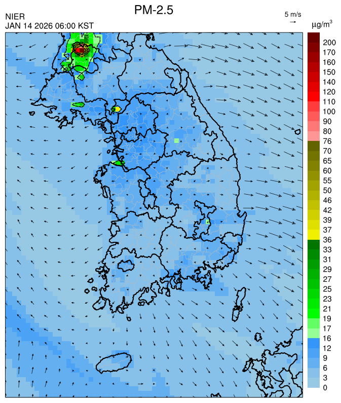 06:00 KST PM-2.5 예측모델