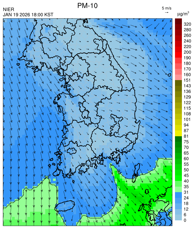 18:00 KST PM-10 예측모델