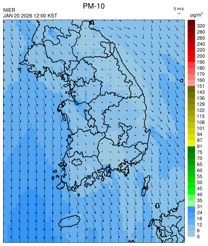 12:00 KST PM-10 예측모델
