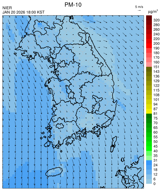 18:00 KST PM-10 예측모델