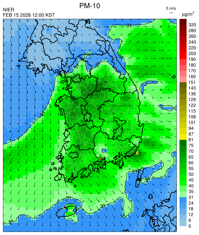 12:00 KST PM-10 예측모델