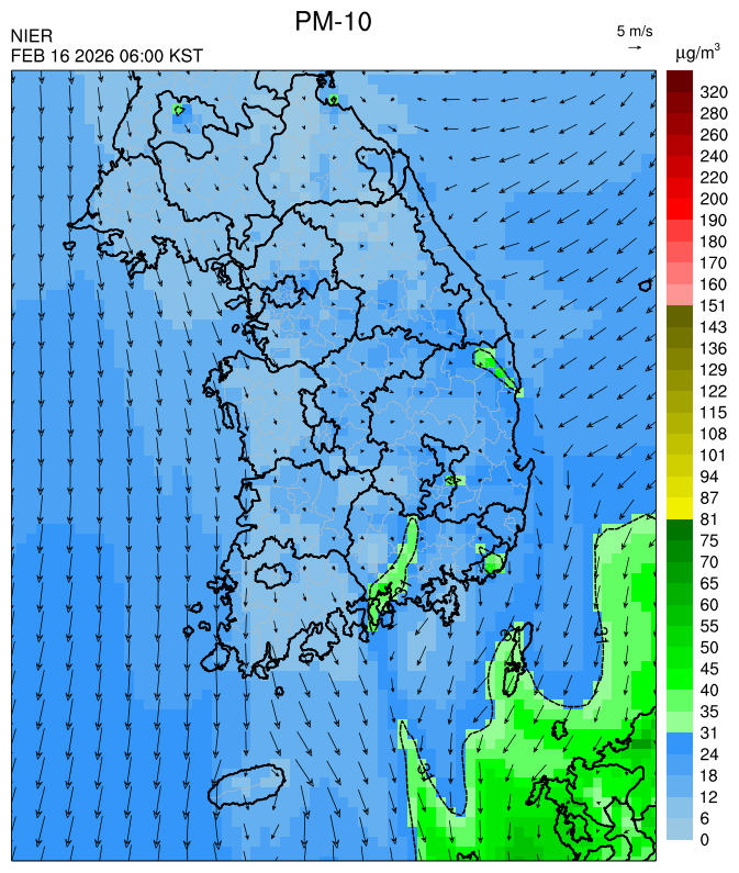 06:00 KST PM-10 예측모델