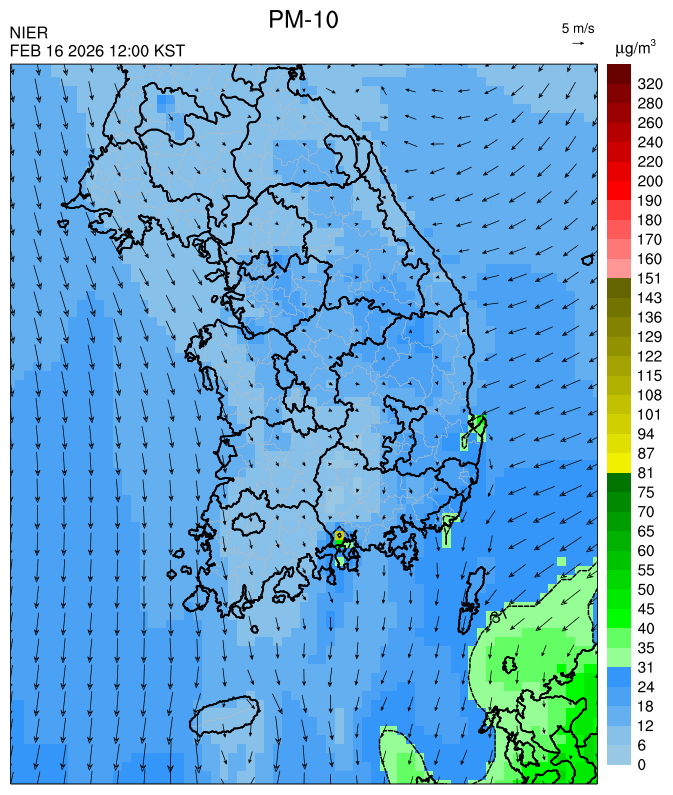 12:00 KST PM-10 예측모델