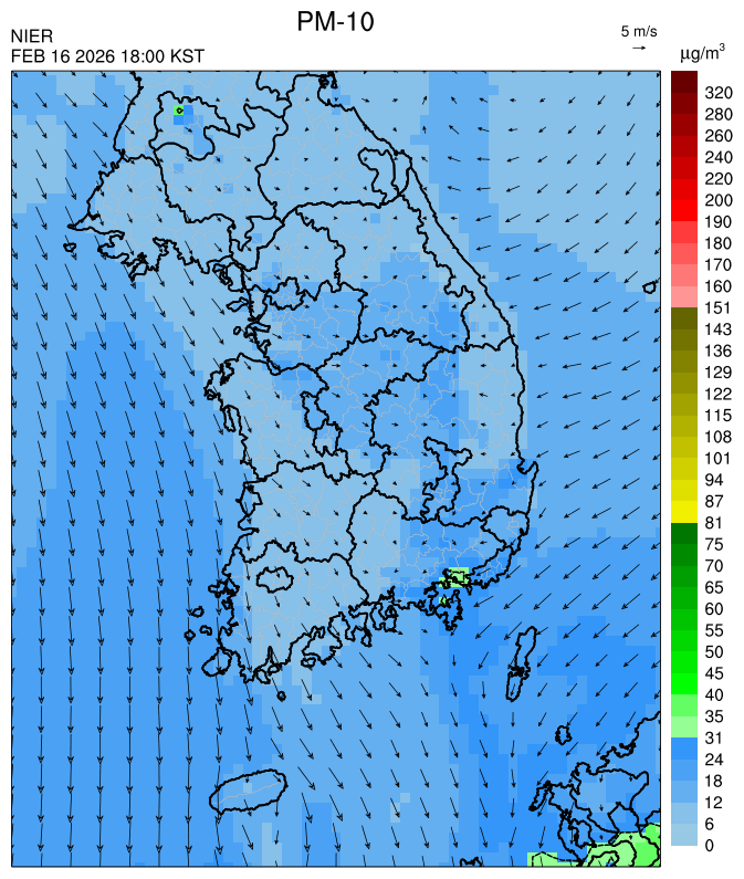 18:00 KST PM-10 예측모델