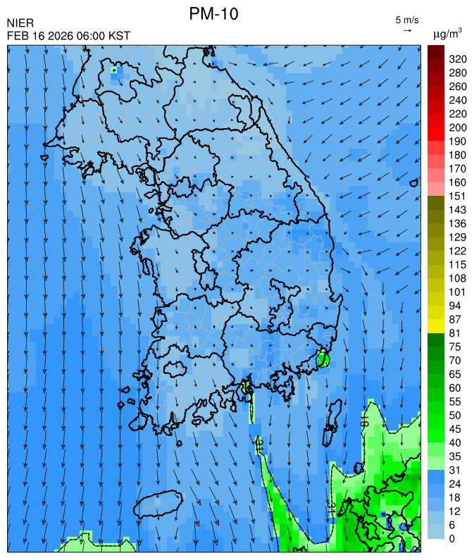 06:00 KST PM-10 예측모델