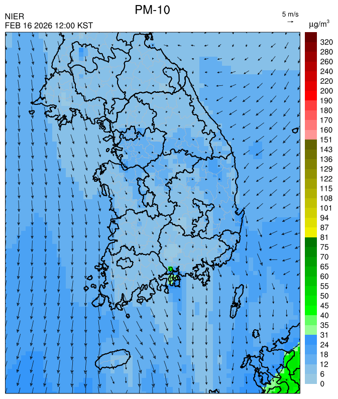 12:00 KST PM-10 예측모델