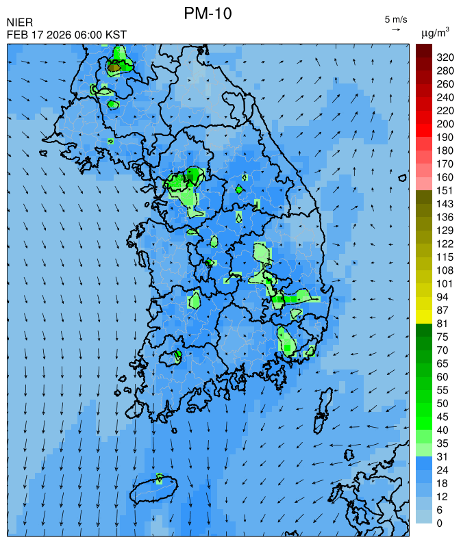 06:00 KST PM-10 예측모델