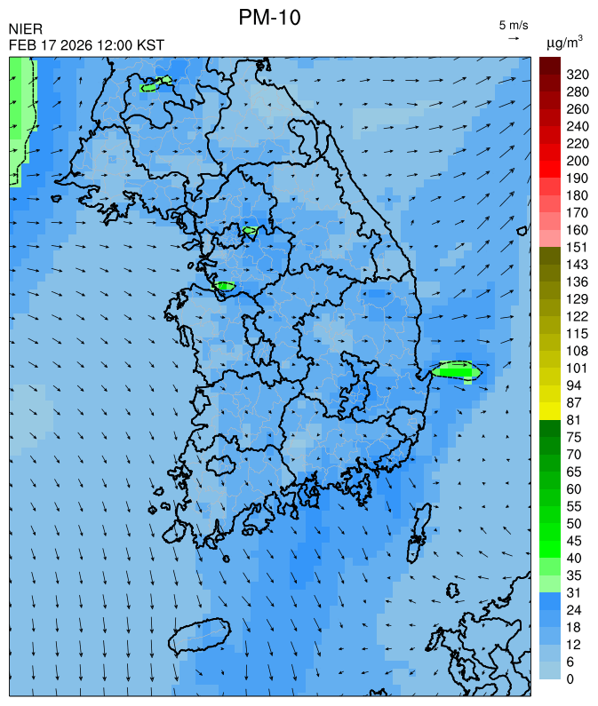 12:00 KST PM-10 예측모델