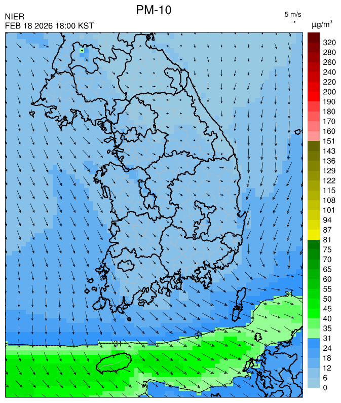 18:00 KST PM-10 예측모델