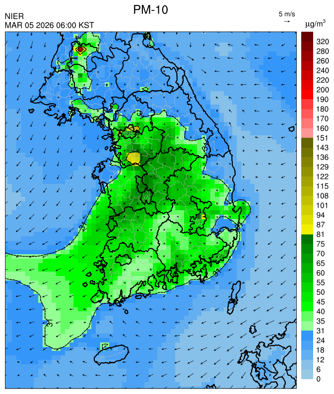 06:00 KST PM-10 예측모델
