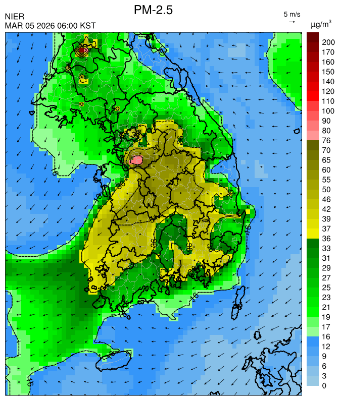 06:00 KST PM-2.5 예측모델