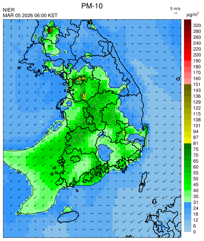 06:00 KST PM-10 예측모델